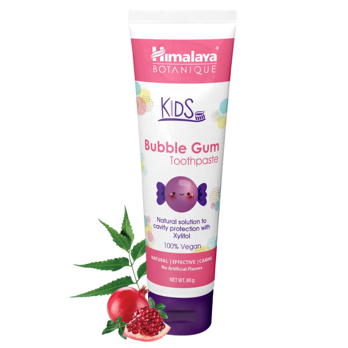 Dentífrico Botanique infantil sabor chicle Himalaya 80 g
