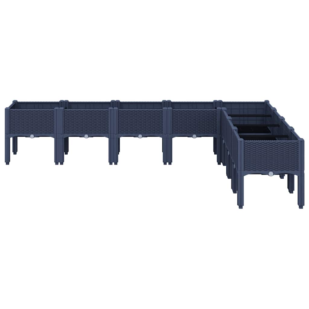 Jardinera Con Patas Pp Azul Gris 200x160x42 Cm_2
