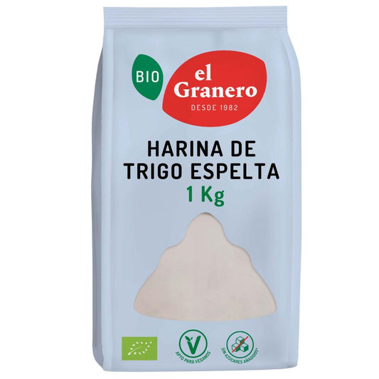 Harina de Espelta Blanca Bio El Granero 1kg