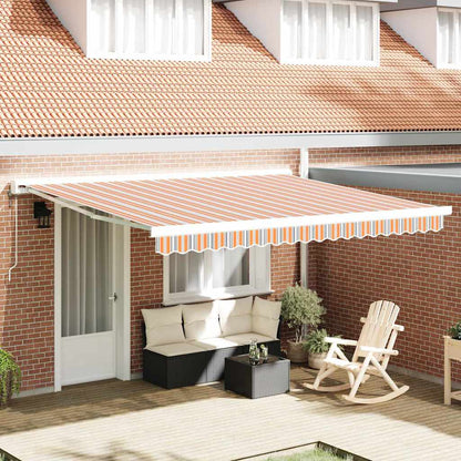 Toldo Retráctil Multicolor 400 X 300 Cm Tela Y Metal_1