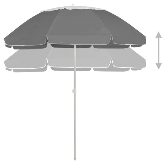Sombrilla De Playa Antracita 300 Cm_0