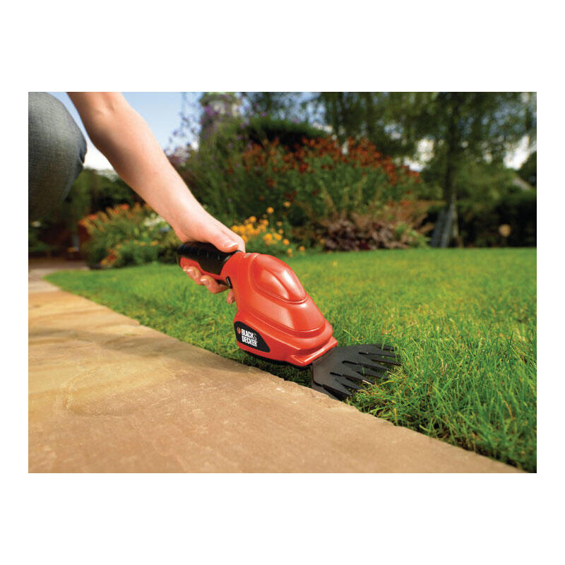 Black & Decker Gsl200 Tijera De Césped Inalámbrica 8 Cm Negro, Naranja Litio 3,6 V_1