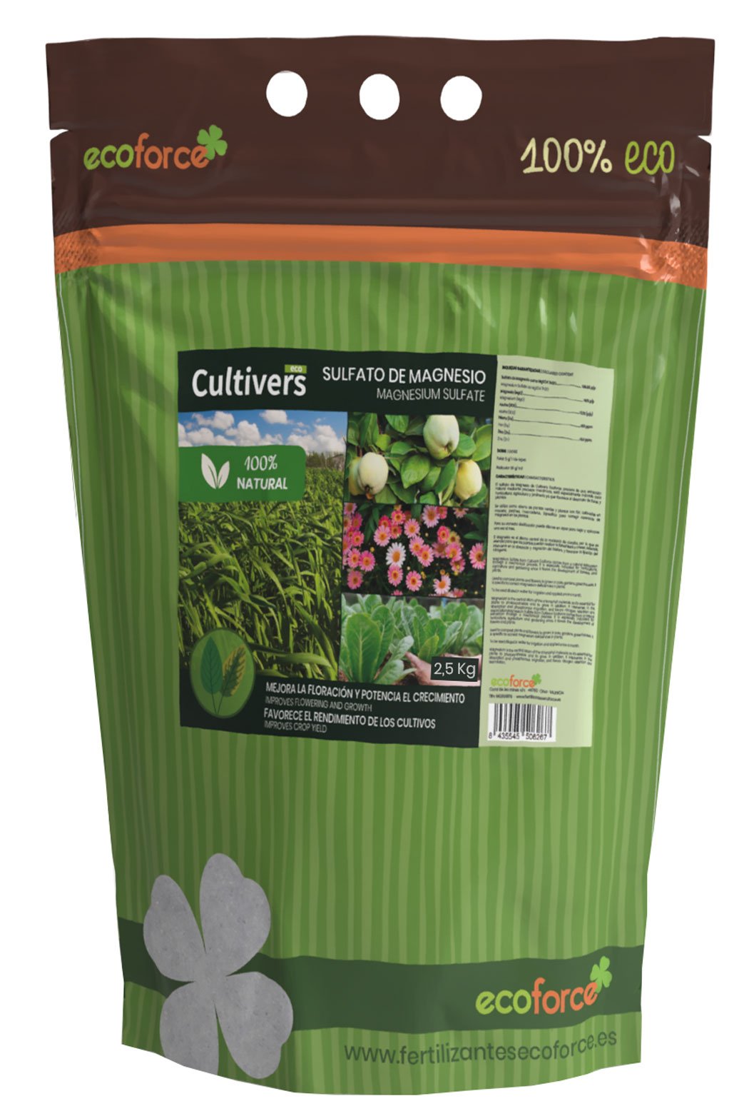 Sulfato De Magnesio Cultivers 25 Kg_1