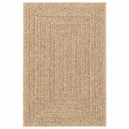 Vidaxl Alfombra Zizur Aspecto Yute Interior/exterior Beige 140x200 Cm_0