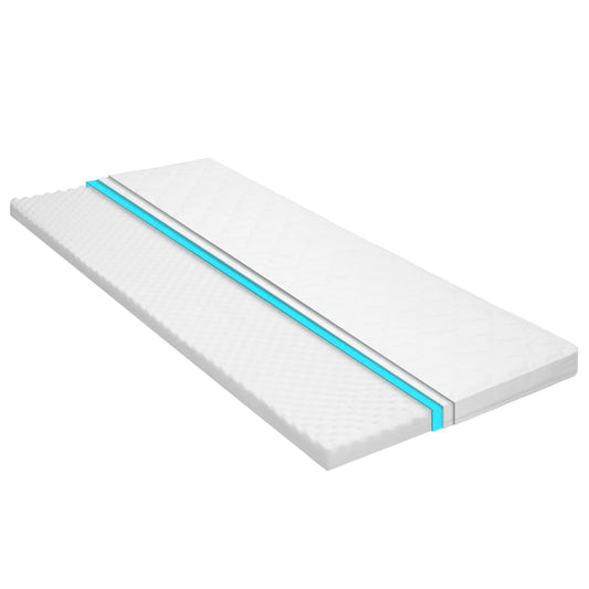 Vidaxl 282768 Mattress Topper 80x200 Cm Cold Foam Egg Profile 6 Cm_0