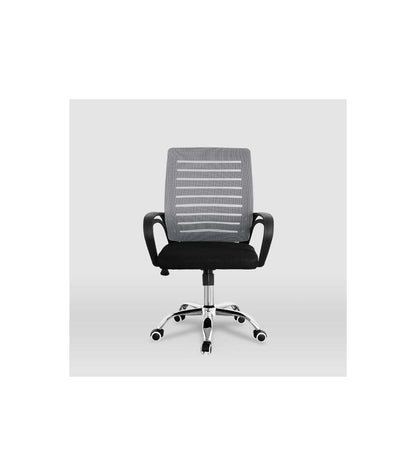 Silla Despacho Giratoria Emma Tapizada En Tejido Transpirable Gris, 92/102cm(alto) 61cm(an_0