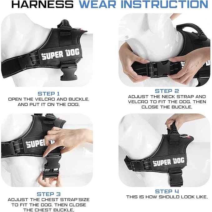 Edipets Arnés Para Perro Antitirones, Ajustable Y Personalizable_4