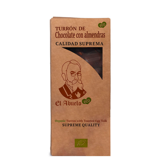 Turrón de Almendra con sésamo ECO El Abuelo, 200 g