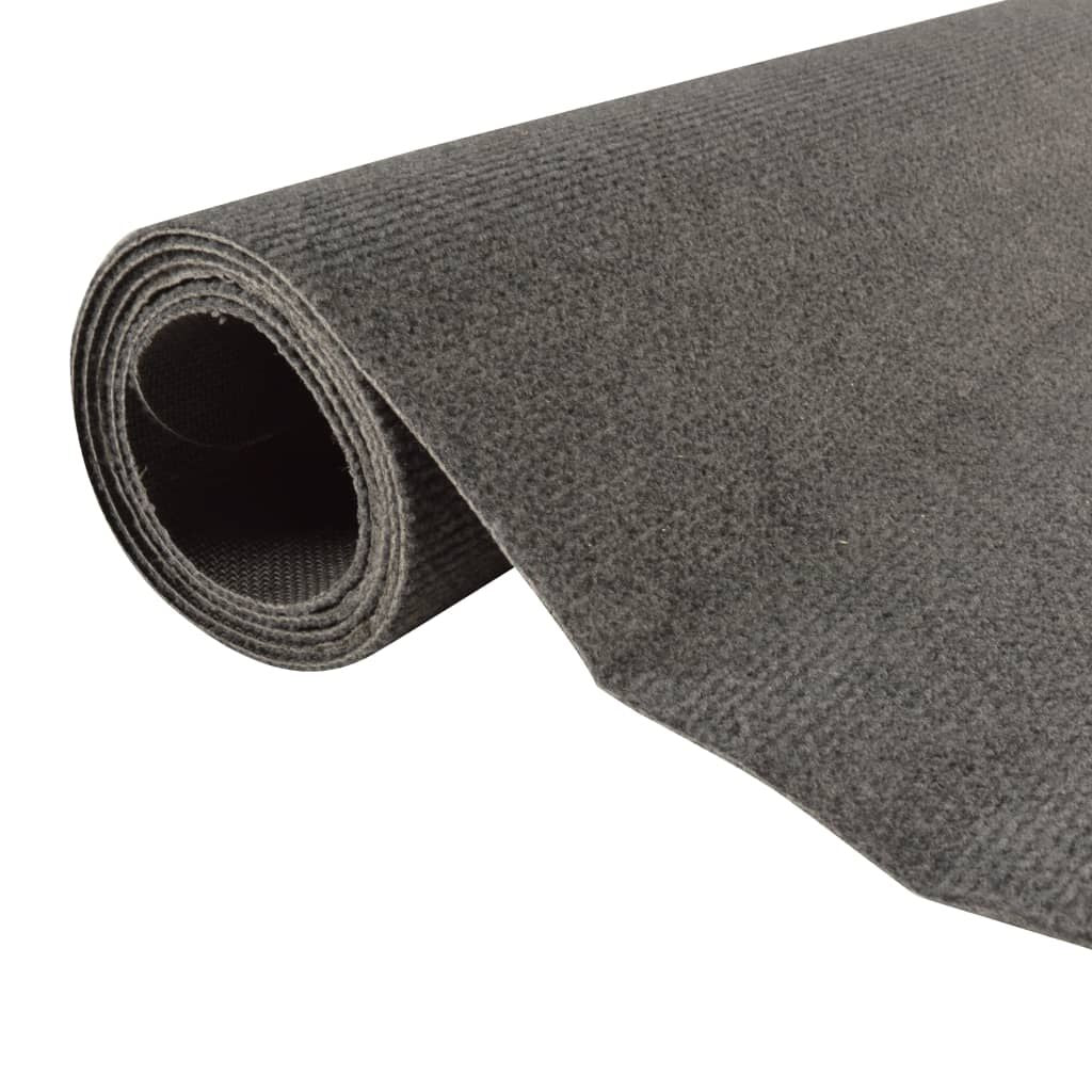 Vidaxl Alfombra De Pasillo Gris Antracita 80x180 Cm_4