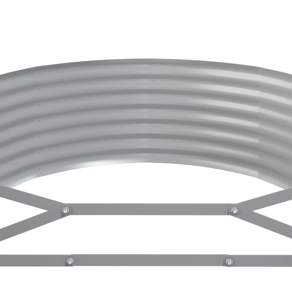 Jardinera Arriate Acero Galvanizado Marrón 396x100x36cm_4