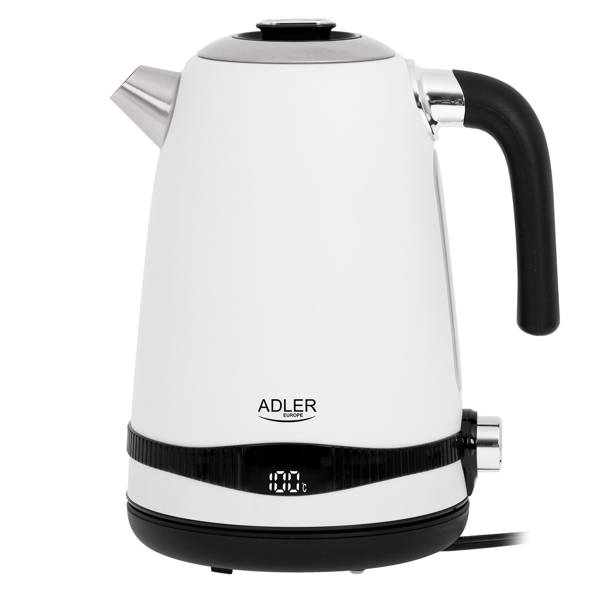 Hervidor Agua Eléctrico, Capacidad 1,7l, Sin Bpa, Control Temperatura, Acero Inox, Inalámbrico Adler Ad1295, 2200w_0