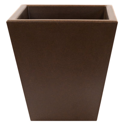Macetero De Polietileno Por Rotomoldeo Color Bronce 40x40 Cm_0