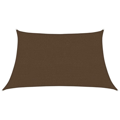 Vidaxl Toldo De Vela Hdpe Marrón 160 G/m² 3/4x2 M_0