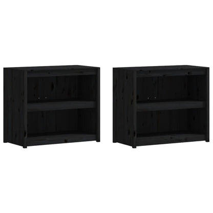 Muebles De Cocina De Exterior 3 Pzas Madera Maciza Pino Negro_3