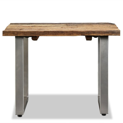 Mesa De Centro De Madera Maciza Reciclada 55x55x40 Cm_4