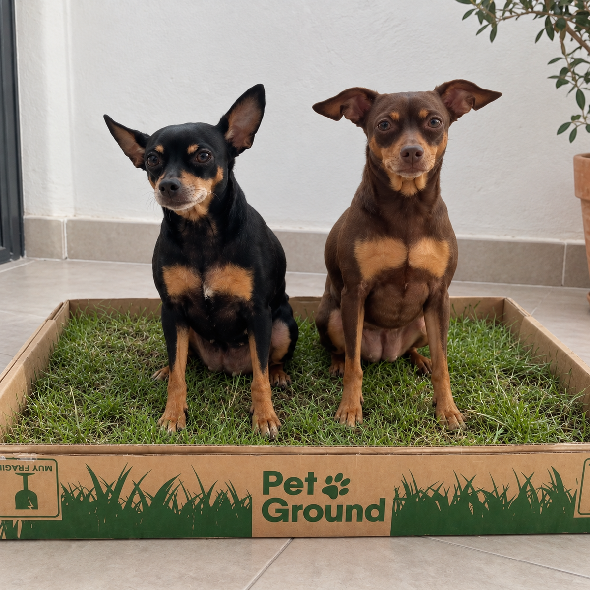 Petground, Cama Para Perros, Empapador, Alfombra Olfativa, Césped Natural, Standard_5