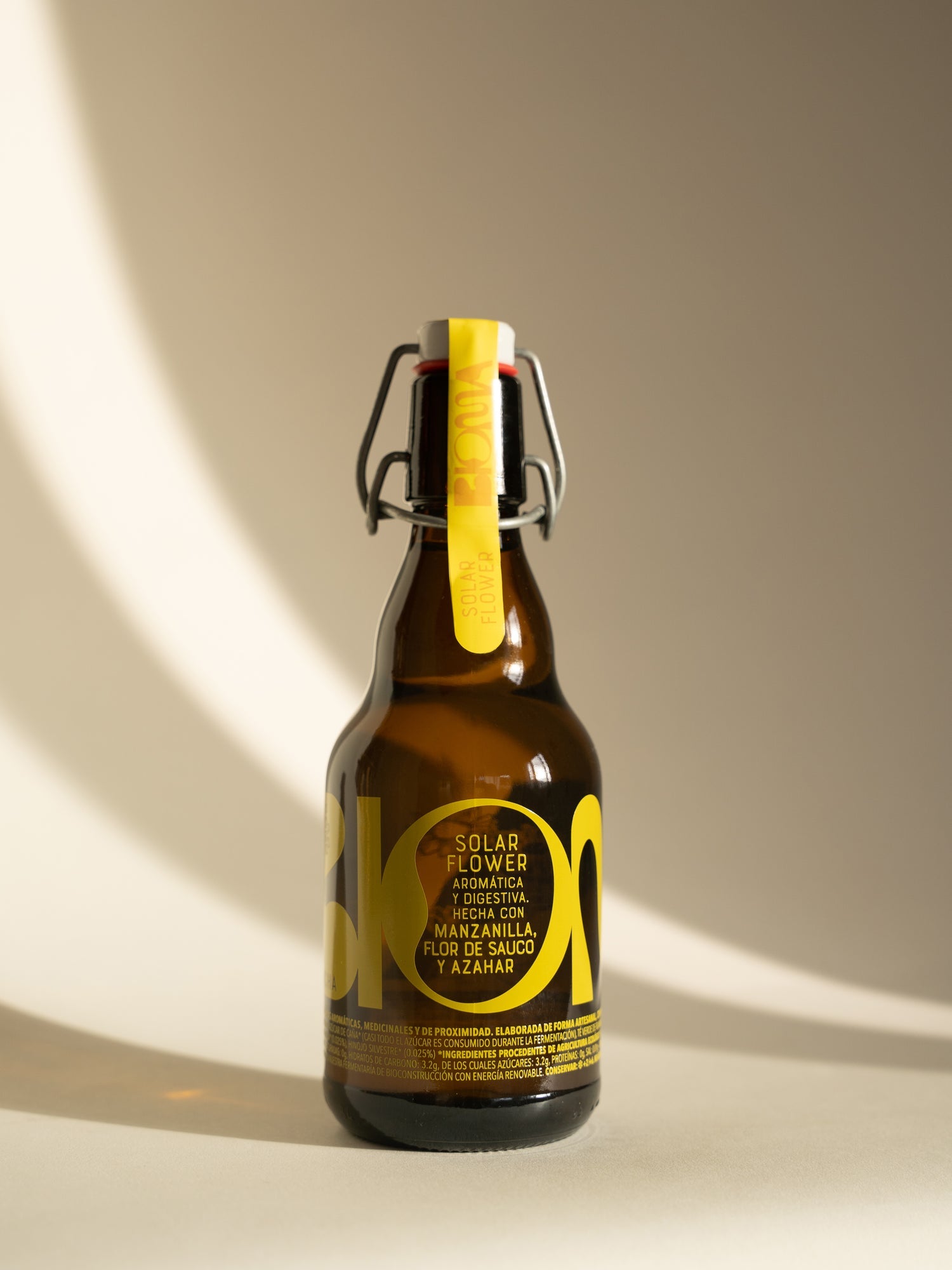 Kombucha Solar Flower: Manzanilla, Flor De Saúco Y Azahar Pack 6 Botellas 330 Ml_1