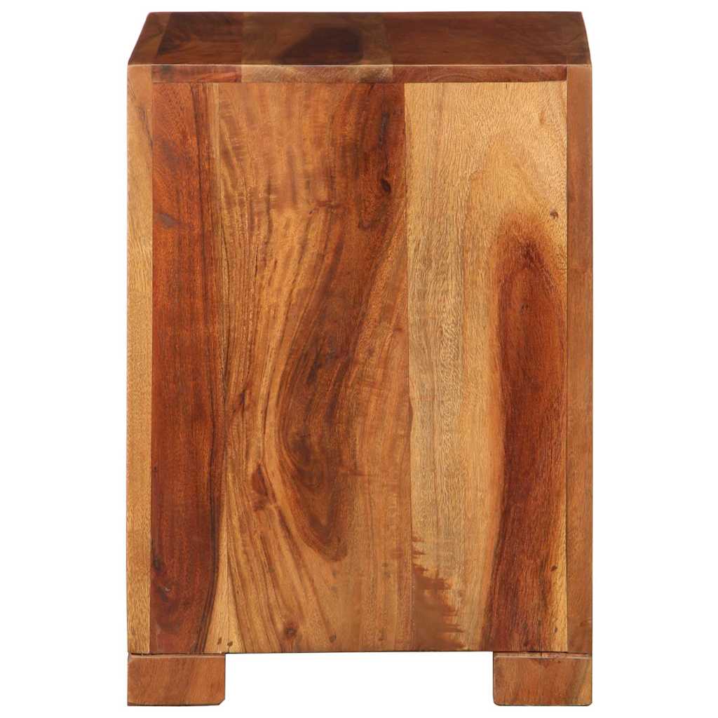Mesa Auxiliar Madera Maciza Acacia 37x29x40 Cm_1