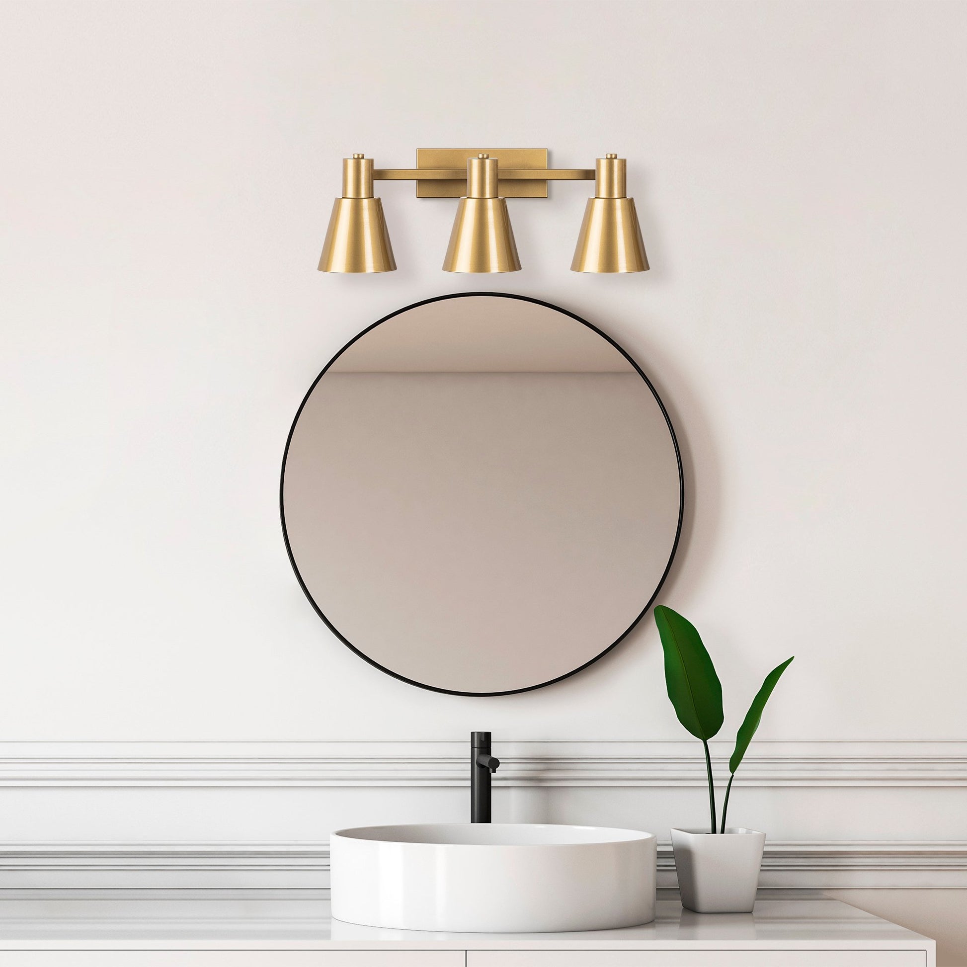 Aplique De Pared, Metal , Oro, 60x21x21, Casquillo 3 X E27 Max 40 W_4