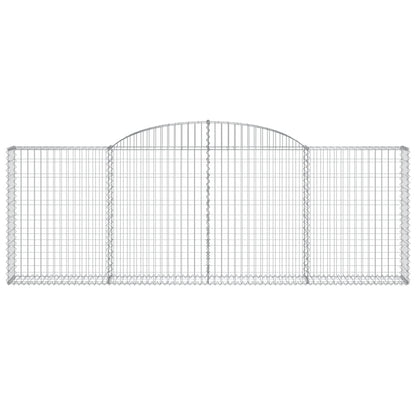 Cestas De Gaviones 15 Uds Forma Arco Hierro 300x30x100/120 Cm_3