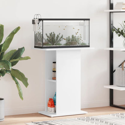 Vidaxl Soporte Para Acuario Madera De Ingeniería Blanco 60,5x36x72,5cm_1