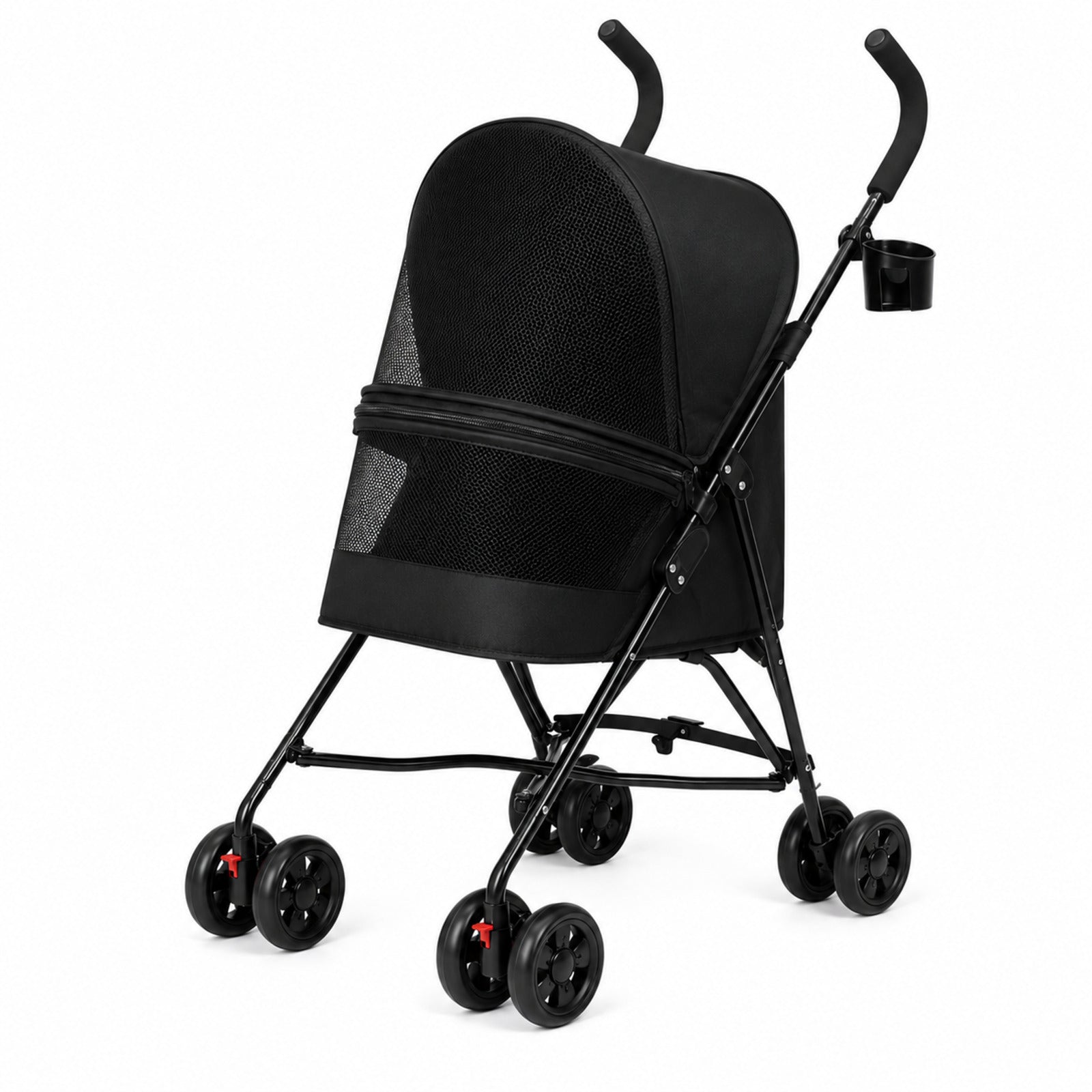 Carrito Plegable Para Mascotas Nyana Pets | Ventanas De Malla | Carro Para Perro O Gato | Transportin Para Hasta 10 Kg_0