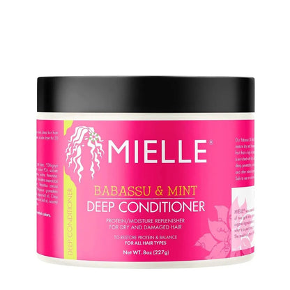Acondicionador Deep Babassu Oil Y Mint Mielle Organics 227g_0
