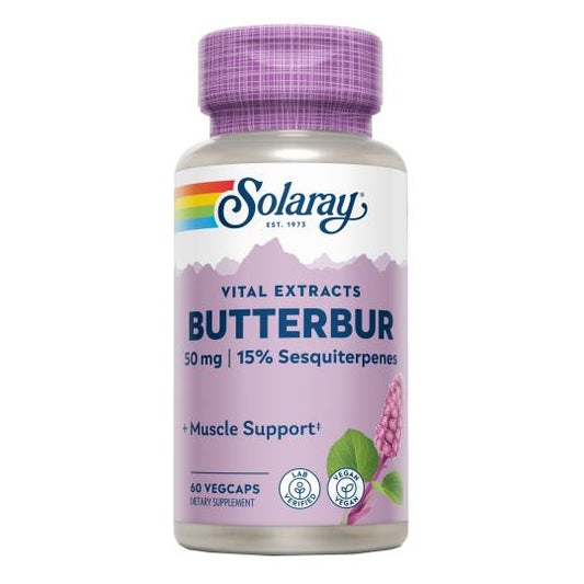 Butterbur(Petasita) 50 Mg Solaray 60 cápsulas