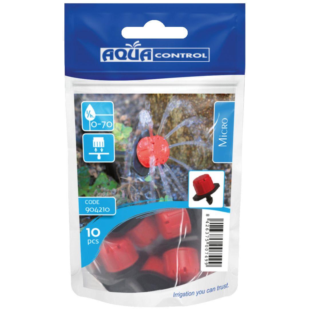 Gotero regulable 0-70 l/h Aqua Control 25 ud