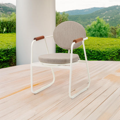 Silla Gala Ireko - Diseño Geométrico Para Interior Y Exterior 65x65x110cm - Well Home_2