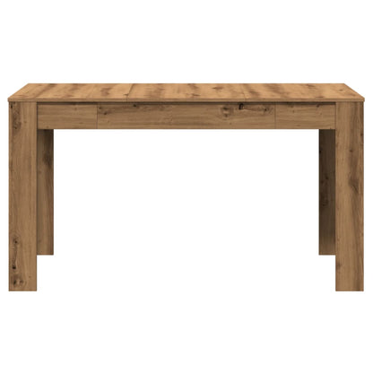 Mesa De Comedor Madera Ingeniería Roble Artisan 140x74,5x76 Cm_3