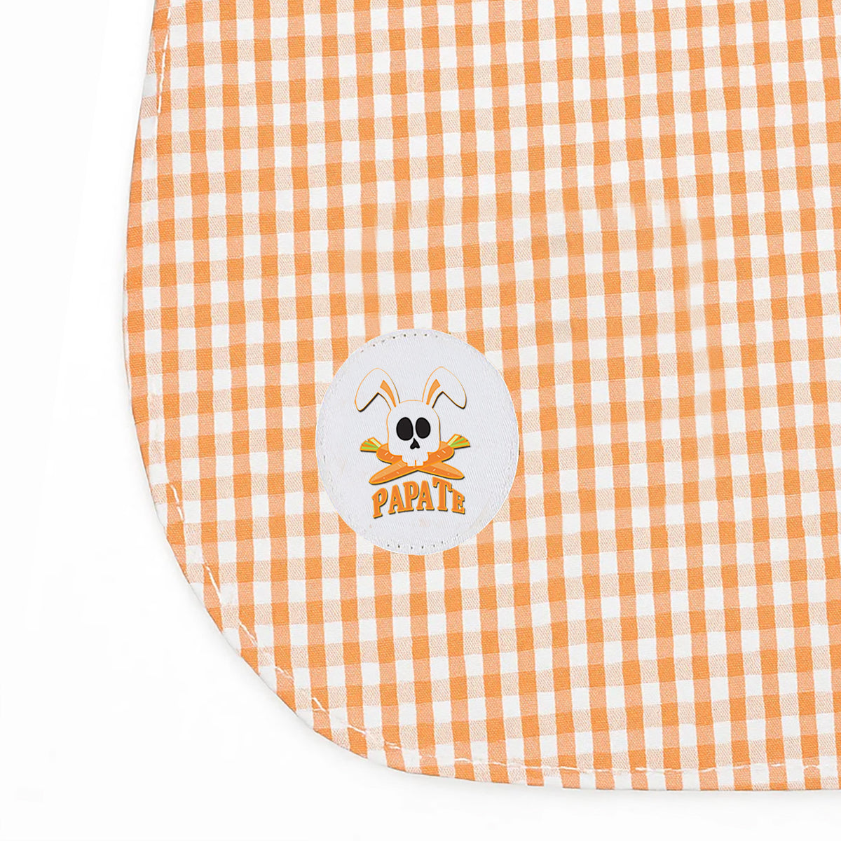 Babero De Algodón Orgánico Vichy