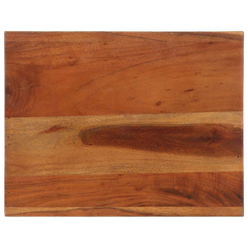 Mesa Auxiliar Madera Maciza Acacia 37x29x40 Cm_2