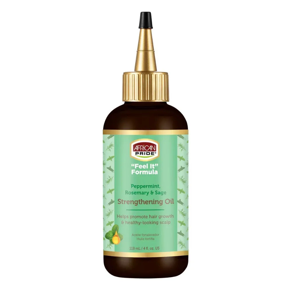 African Pride Feel It Formula Strengthening Oil Hair Treatment 118ml_0