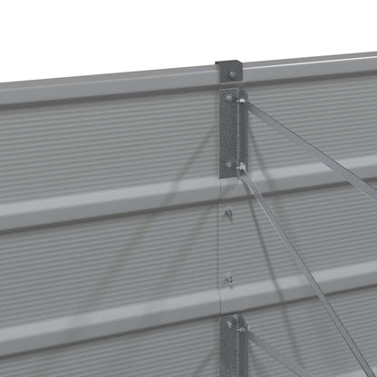Jardinera Gris Claro 770 X 50 X 45 Cm Acero Galvanizado_4