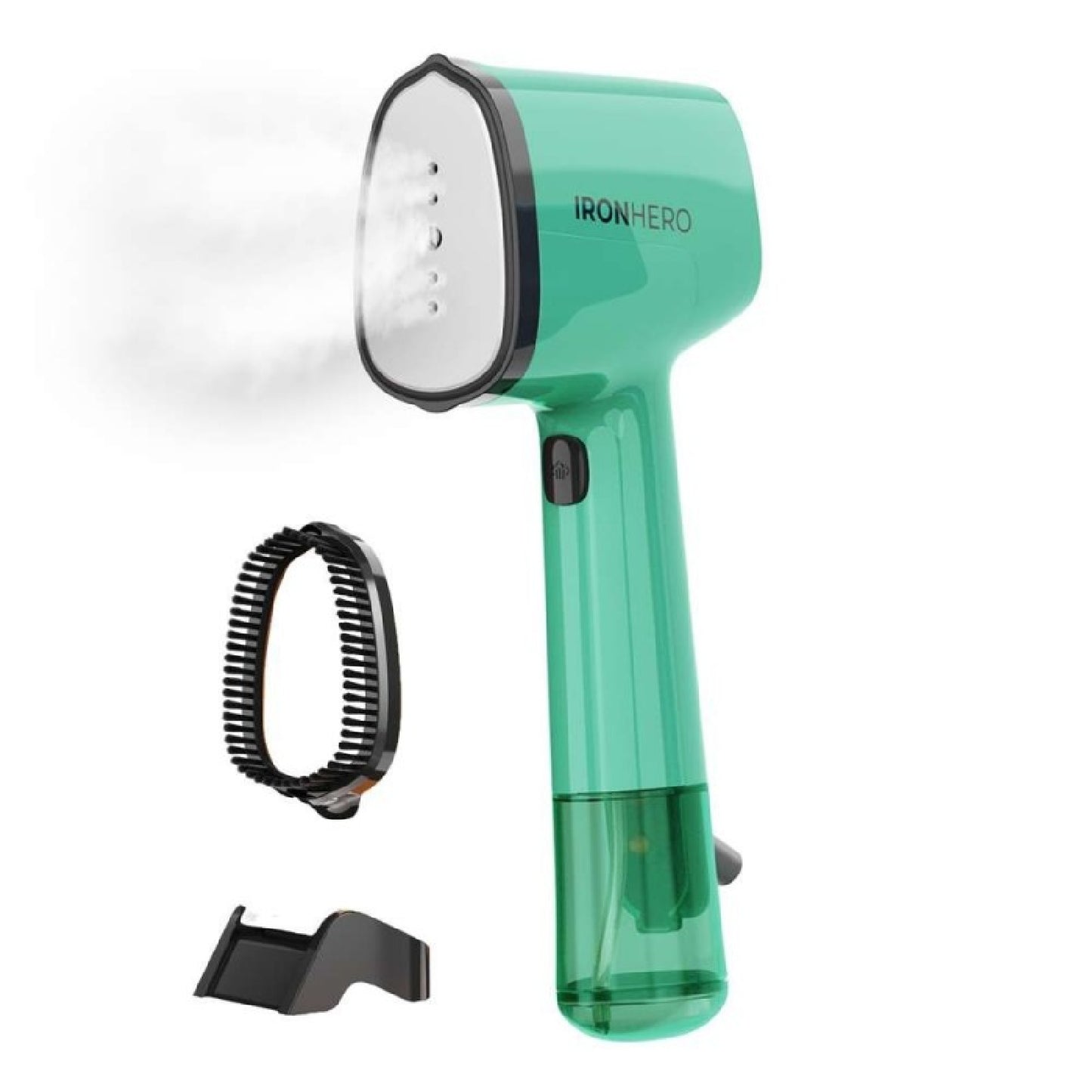 Cecotec Plancha Vertical Suela Cerámica Ironhero V-1500 Essential Green, Potencia 1500 W, Vapor Continuo 25g/min_0