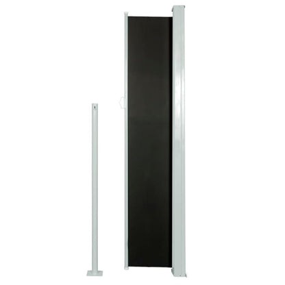 Vidaxl Toldo Lateral Retráctil De Jardín Negro160x300 Cm_3