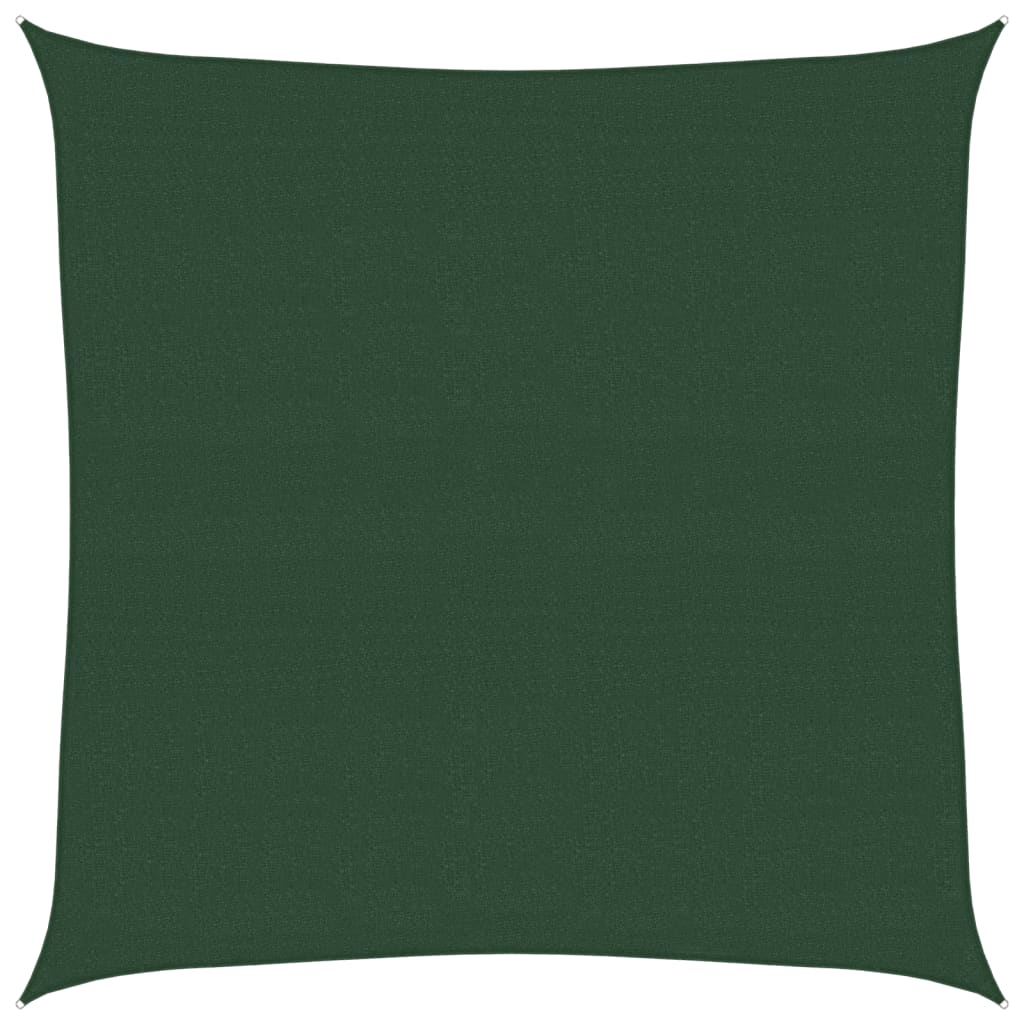 Toldo De Vela Hdpe Verde Oscuro 160 G/m² 6x6 M_0