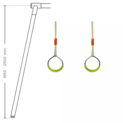 Conjunto anillas para columpio Soulet