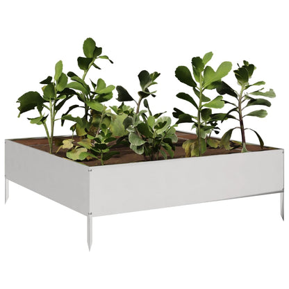 Jardinera De Acero Inoxidable 100x100x33,5 Cm_2