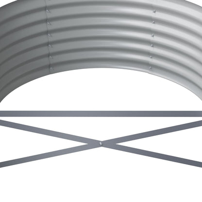Jardinera Arriate Acero Galvanizado Marrón 620x80x36 Cm_4
