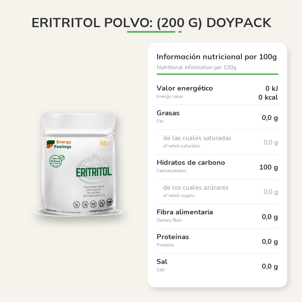 Información nutricional