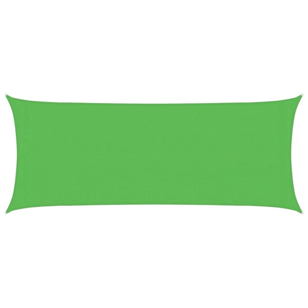 Vidaxl Toldo De Vela Hdpe Verde Claro 160 G/m² 2x5 M_0