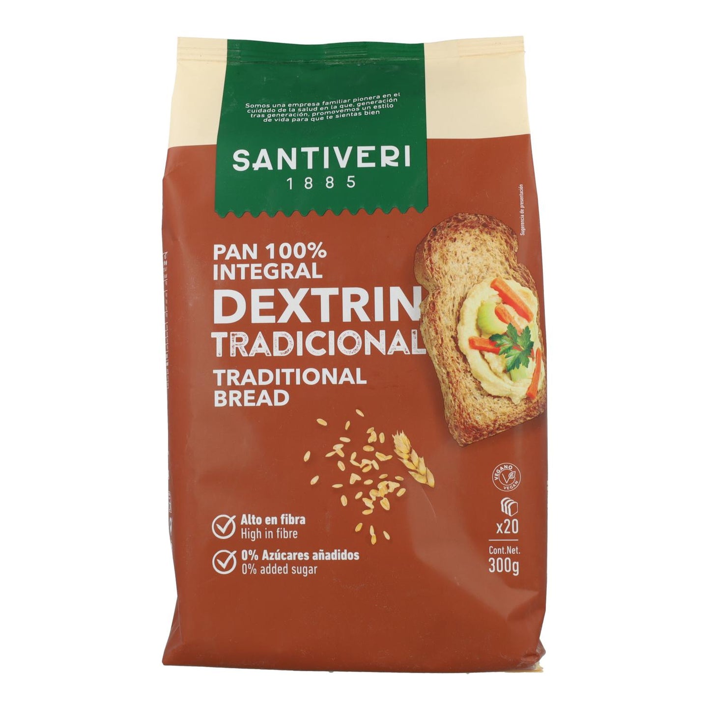 Pan Dextrin tradicional Santiveri 300 g