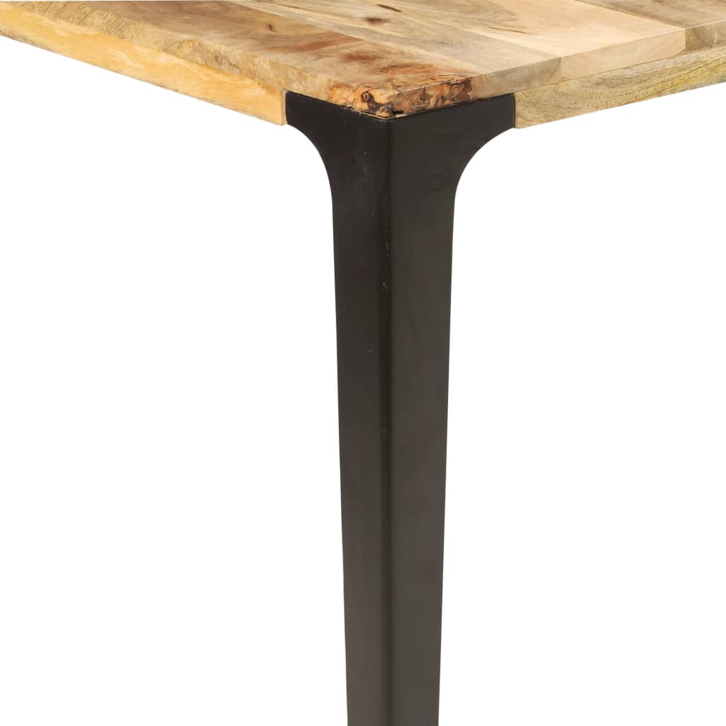 Mesa De Comedor De Madera Maciza De Mango 180x90x76 Cm_1