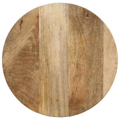 Mesa Auxiliar Madera Maciza De Mango Ø40x40 Cm_2
