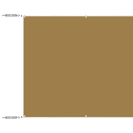 Toldo Vertical Beige 60x600 Cm Tela Oxford_0