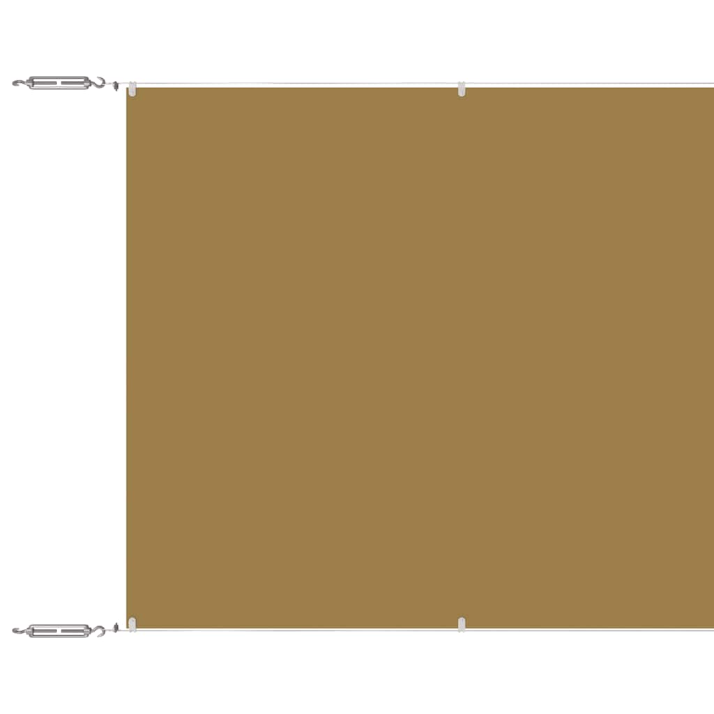 Toldo Vertical Beige 140x1200 Cm Tela Oxford_0