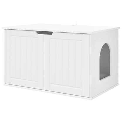 Casa Para Gatos 85 X 55 X 50,5 Cm Madera De Ingeniería_0
