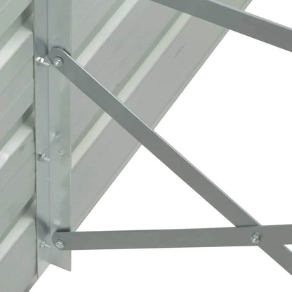 Jardinera Elevada Acero Galvanizado Gris 320x40x77 Cm_4